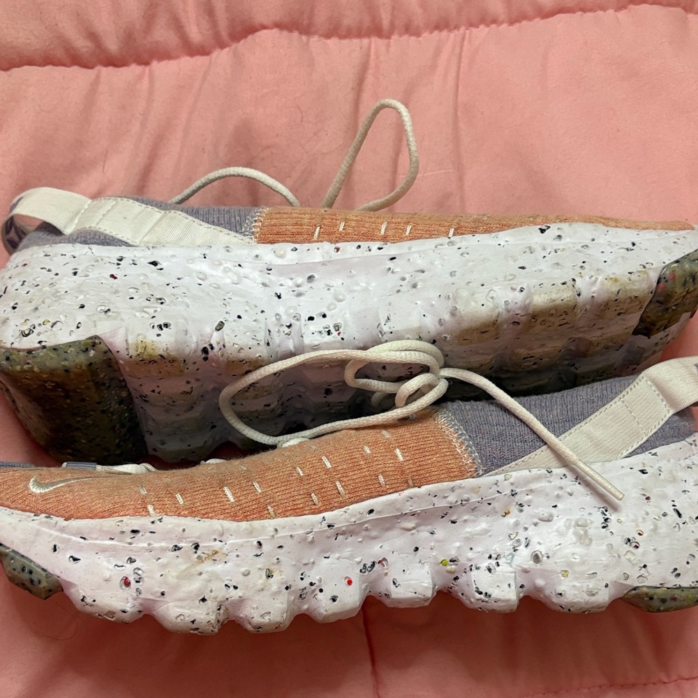 Nike Gray and Peach Athletic Shoes - Picture 7 of 7